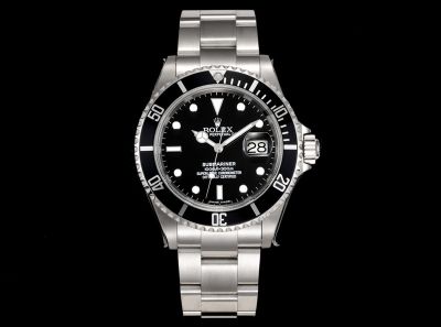 TM Factory Rolex 904L Vintage Submariner 16610 Silver Strap 40mm Watch